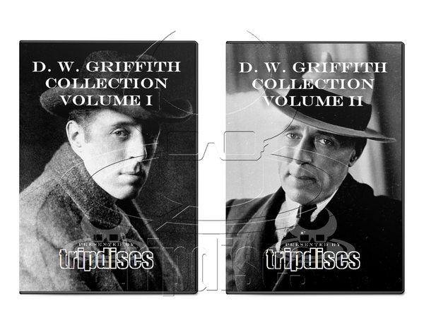 D. W. Griffith Collection Volumes 1 + 2 (1915-1921) Drama, History, Romance, War, Silent, Comedy, Horror, Mystery, Adventure, Thriller (12 x DVD)