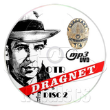 Dragnet - The Definitive Collection (All Episodes in Existence) Plus Lots of Bonus Material - Old Time Radio Collection (OTR) (2 x mp3 DVD)