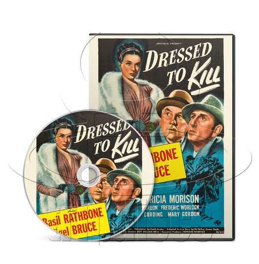 Dressed to Kill (1946) (Sherlock Holmes) Mystery, Crime (DVD)