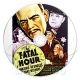 The Fatal Hour (1940) Crime, Mystery, Thriller (DVD)
