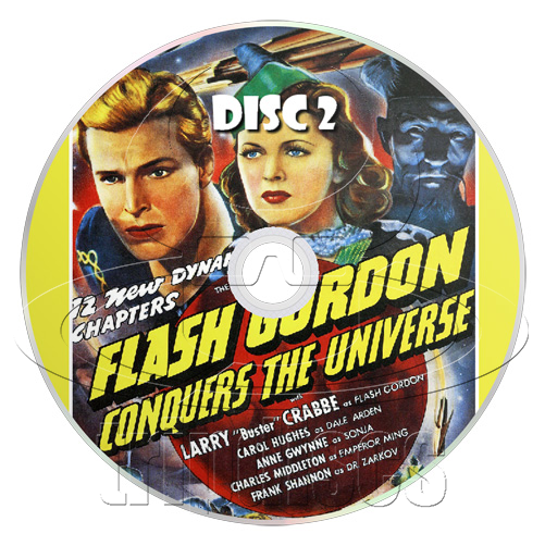 Flash Gordon Conquers the Universe (1940) Action, Sci-Fi, Adventure (2 x DVD)