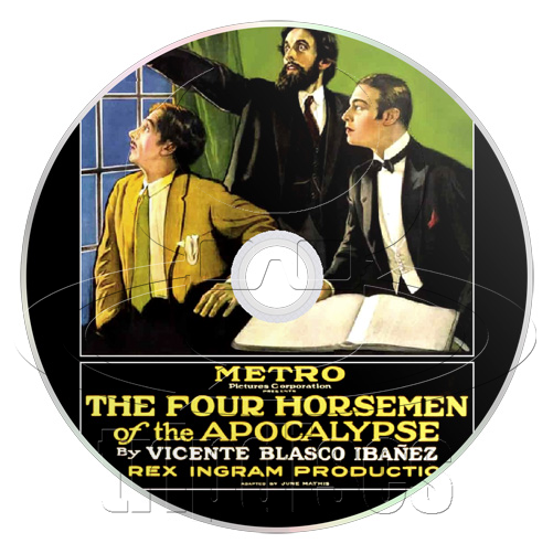The Four Horsemen of the Apocalypse (1921) Drama, Romance, War (DVD) Visually Enhanced