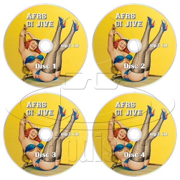 G.I. Jive - US Armed Forces - Old Time Radio Collection (OTR) (4 x mp3 CD)