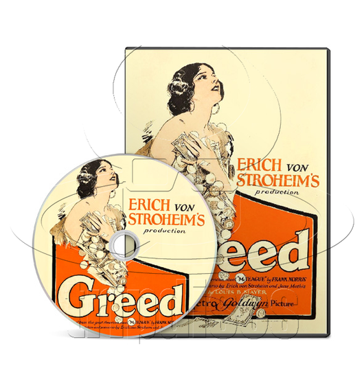 Greed (1924) Drama, Thriller (DVD)