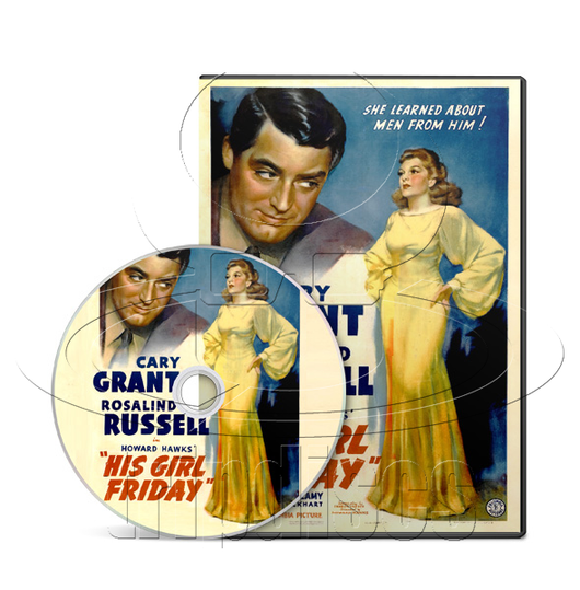 His Girl Friday (1940) Comedy, Drama, Romance (DVD)