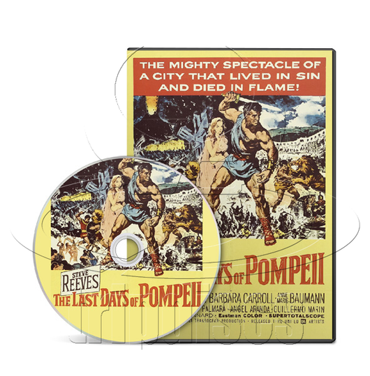 The Last Days of Pompeii (1959) Action, Adventure, History (DVD)
