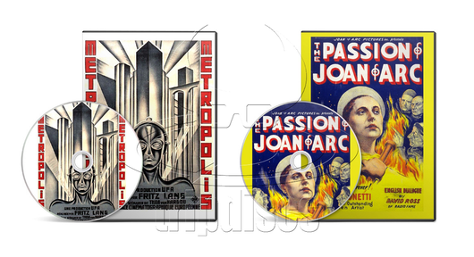 Metropolis (1927) The Passion of Joan of Arc (1928) Drama, Sci-Fi, Biography, History (DVD)