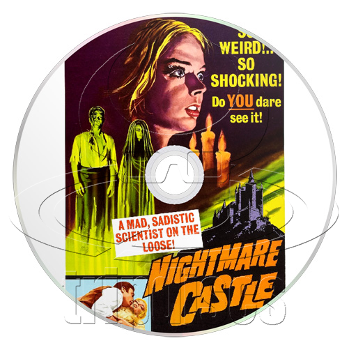 Nightmare Castle (aka. The Faceless Monster) (1965) Horror (DVD)