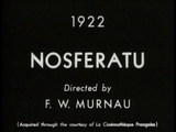 Nosferatu (1922) Fantasy, Horror (DVD)