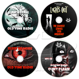 Old Time Radio Horror Collection (OTR) Nightfall, Lights Out, Sleep No More, Quiet Please (4 x mp3 CD)