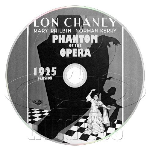 The Phantom of the Opera (1925) Horror, Romance (DVD)