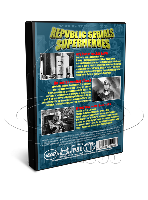 Republic Serial Graphics Republic Serials Superheroes Volume 2 (1940-1950) - TripDiscs ...