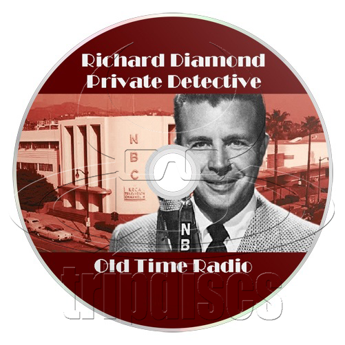 Richard Diamond Private Detective - Old Time Radio Collection (OTR) (mp3 DVD)