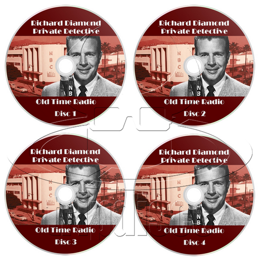 Richard Diamond Private Detective - Old Time Radio Collection (OTR) (4 x mp3 CD)