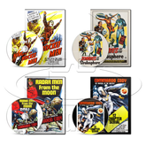 Rocket Men Movie Serial Cliffhanger Collection: King of the Rocket Men (1949), Zombies of the Stratosphere (1952), Radar Men from the Moon (1952), Commando Cody: Sky Marshal of the Universe (1953) (8 x DVD)