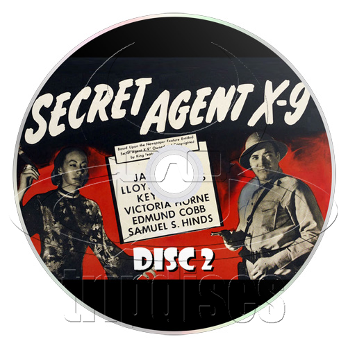Secret Agent X-9 (1945) Action, Adventure (2 x DVD)