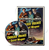 Sherlock Holmes and the Secret Weapon (1942) Adventure, Crime, Drama (DVD)