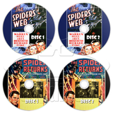 The Spider's Web (1938) Spider Returns (1941) Action, Adventure, Crime (4 x DVD)