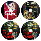 The Spider (1931) Chandu the Magician (1932) Return of Chandu (1934) Action, Adventure, Comedy, Horror, Fantasy (4 x DVD)