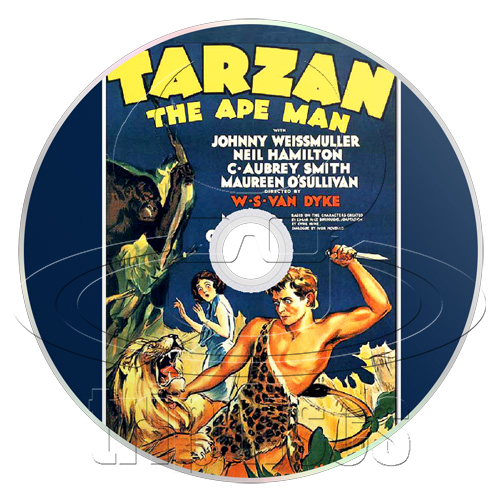 Tarzan the Ape Man (1932) Action, Adventure, Romance (DVD)