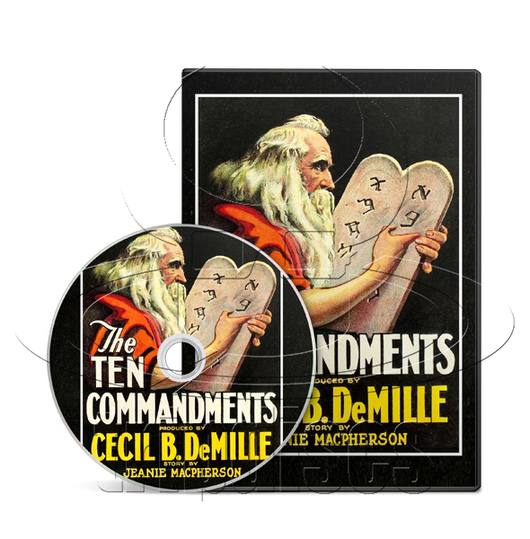 The Ten Commandments (1923) Biography, Drama, Fantasy (DVD)