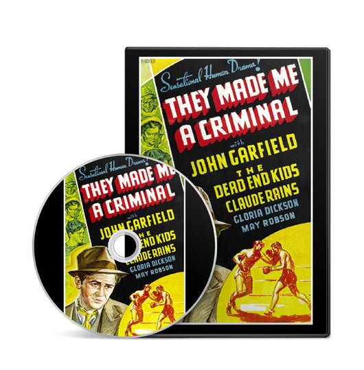 They Made Me a Criminal (1939) Crime, Drama, Film-Noir (DVD)