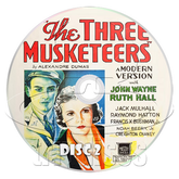 The Three Musketeers (1933) Action, Adventure, Drama, Western (2 x DVD)