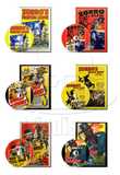 Zorro Movie Serial Cliffhanger Collection: Zorro Rides Again (1937), Zorro's Fighting Legion (1939), Zorro's Black Whip (1944), Son of Zorro (1947), Ghost of Zorro (1949), Man with the Steel Whip (1954) (12 x DVD)