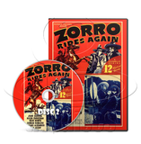Zorro Rides Again (1937) Action, Adventure, Comedy (2 x DVD)